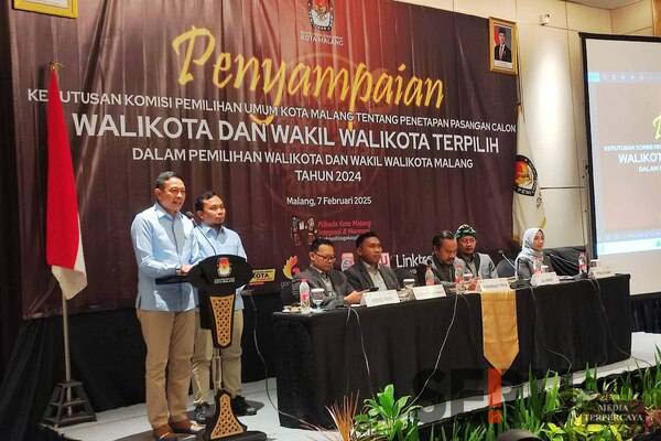 KPU Tetapkan Wahyu Hidayat-Ali Muthohirin sebagai Wali Kota dan Wakil Wali Kota Malang, Tunggu Pelantikan