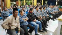 Babinsa Kedungkandang Turut Rakor Pembekalan Linmas Arjowinagun