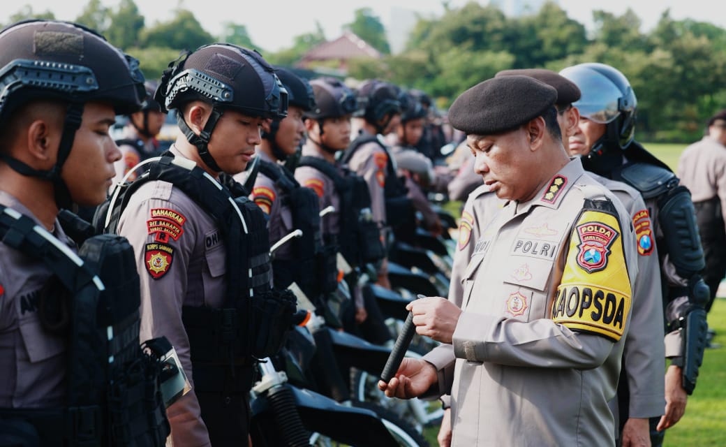 Polda Jatim Siagakan 706 Personel untuk Pengamanan Pelantikan Kepala Daerah