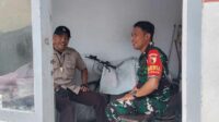Babinsa Arjosari Komsos Jalin Silahturahmi di Perum Raden Intan