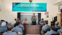 Babinsa Blimbing Bina Kedisiplinan Tingkatkan Kapasitas Linmas Pandanwangi