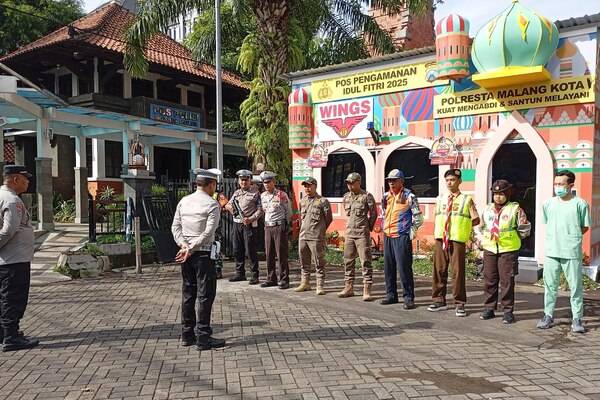 Babinsa Lowokwaru Pastikan Keamanan di Posyan Universitas Brawijaya