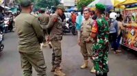 Babinsa Sukun Pantau Pasar Takjil Ramadan