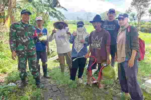 Babinsa Tunggulwulung Bersama Dispangtan Sosialiasasi Pengendalian Hama Tikus