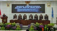 DRPD Kota Malang menggelar rapat paripurna terkait Pandangan Umum Fraksi terhadap empat Ranperda. (ws13) - Bahas Empat Ranperda, DPRD Kota Malang Siap Lakukan Uji Publik