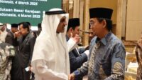 Dubes Arab Saudi, HE. Mr. Faisal Bin Abdullah H. Amodi bersama Rektor UB dalam acara Iftar bersama. (ist) - Dubes Arab Saudi Apresiasi Upaya UB Perkuat Sinergi Pendidikan dan Budaya