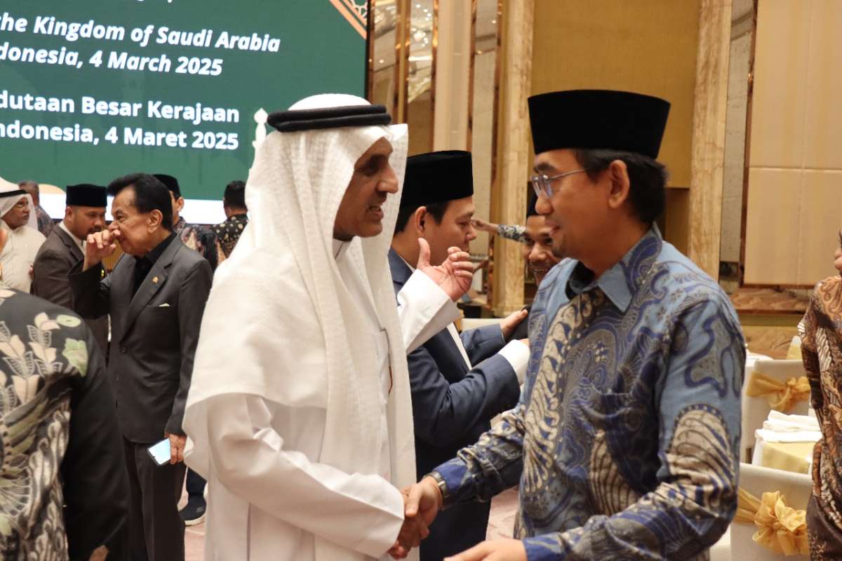 Dubes Arab Saudi, HE. Mr. Faisal Bin Abdullah H. Amodi bersama Rektor UB dalam acara Iftar bersama. (ist) - Dubes Arab Saudi Apresiasi Upaya UB Perkuat Sinergi Pendidikan dan Budaya