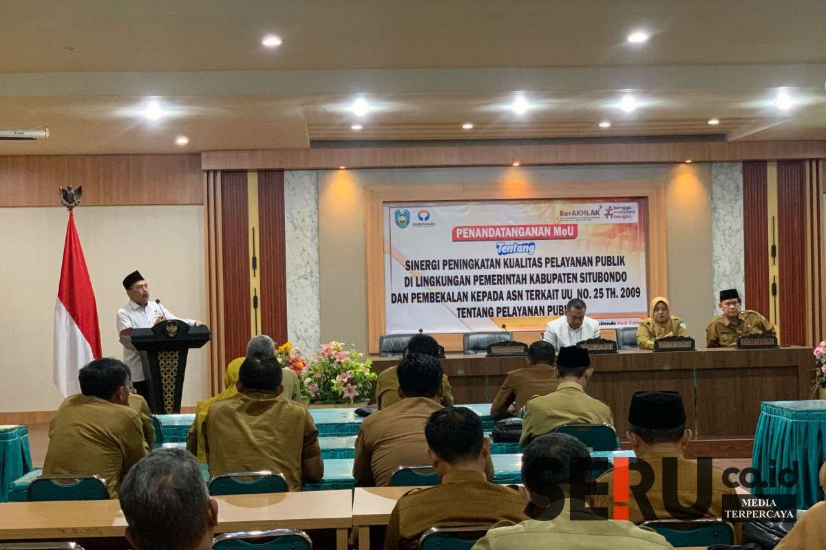 Ketua Ombudsman RI Mokhammad Najih. (Seru.co.id/aza) - Demi Menunjang Optimalisasi Pelayanan Publik, Pemkab Situbondo Buka Pelayanan Rio Call