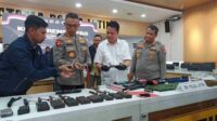 Sindikat Penyelundupan Senpi Ilegal di Bojonegoro Dibongkar Polisi