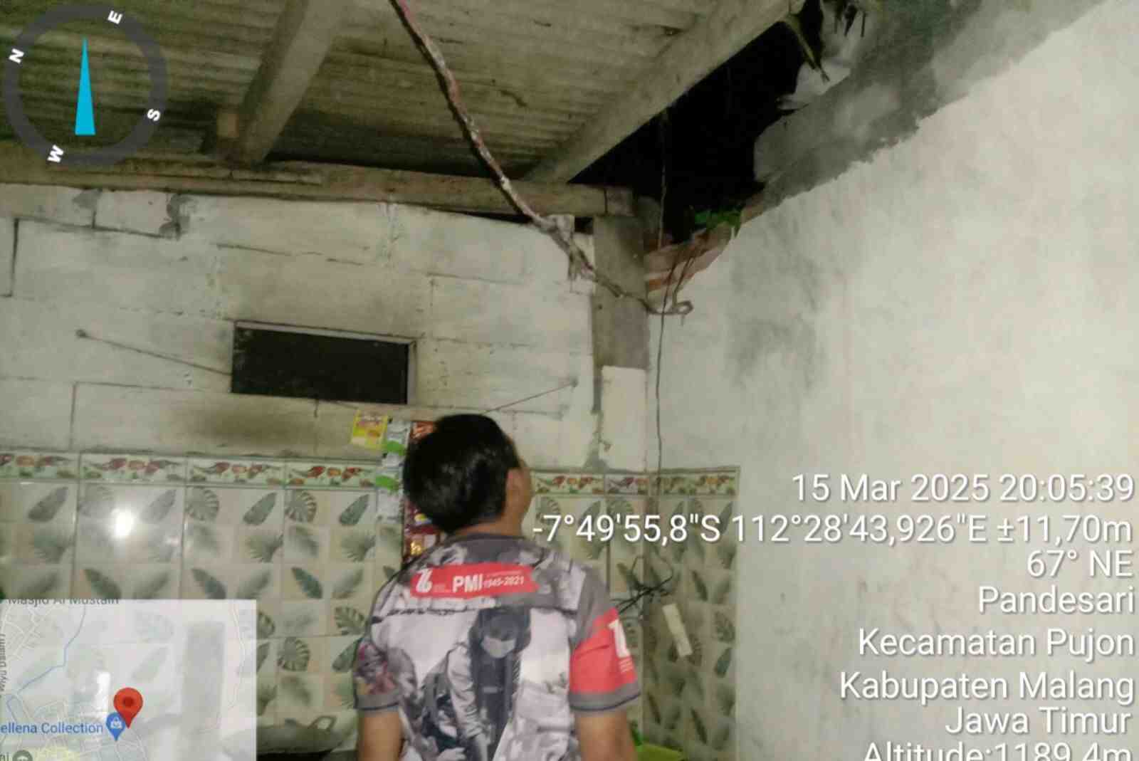 Rumah Warga di Pujon Rusak Parah Tertimpa Material Longsor