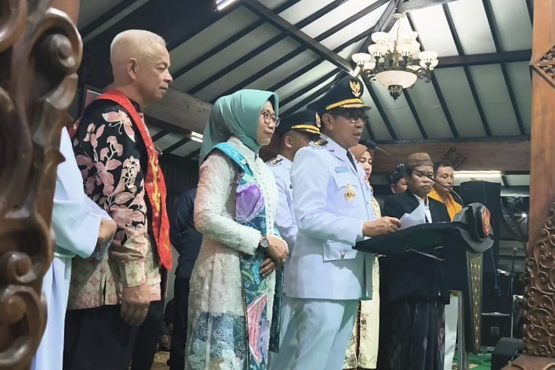 Ratusan Warga Sambut Kepulangan Wali Kota Batu Dari Retret Magelang