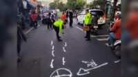 Lokasi kecelakaan lalu lintas di Kecamatan Kedungkandang. (ist) - Seorang Wanita Penyeberang Jalan di Kedungkandang Tewas Tertabrak Dua Mobil