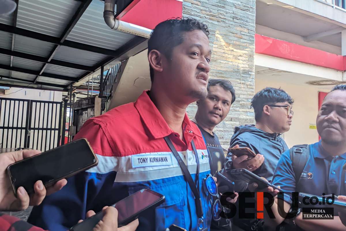 Manajer Fuel Pertamina Terminal Malang, Tony Kurniawan menjamin kualitas BBM. (ws13) - Pastikan Stok BBM Aman Selama Lebaran, Pertamina Malang Siapkan Tiga Skema Distribusi