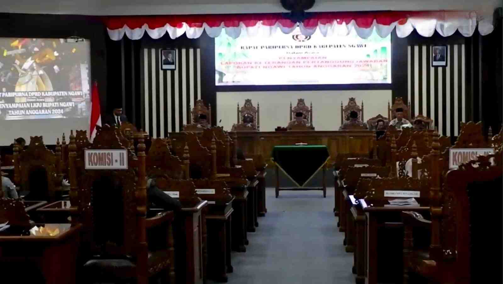 Rapat Paripurna DPRD Segera Bentuk Pansus LKPJ Bupati Ngawi Tahun 2024