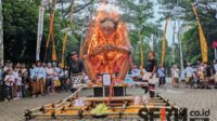 Pawai ogoh-ogoh di Kota Malang dinilai memiliki potensi wisata budaya. (ws13) - Kemeriahan Pawai Ogoh-ogoh, Wujud Toleransi dan Wisata Budaya di Kota Malang