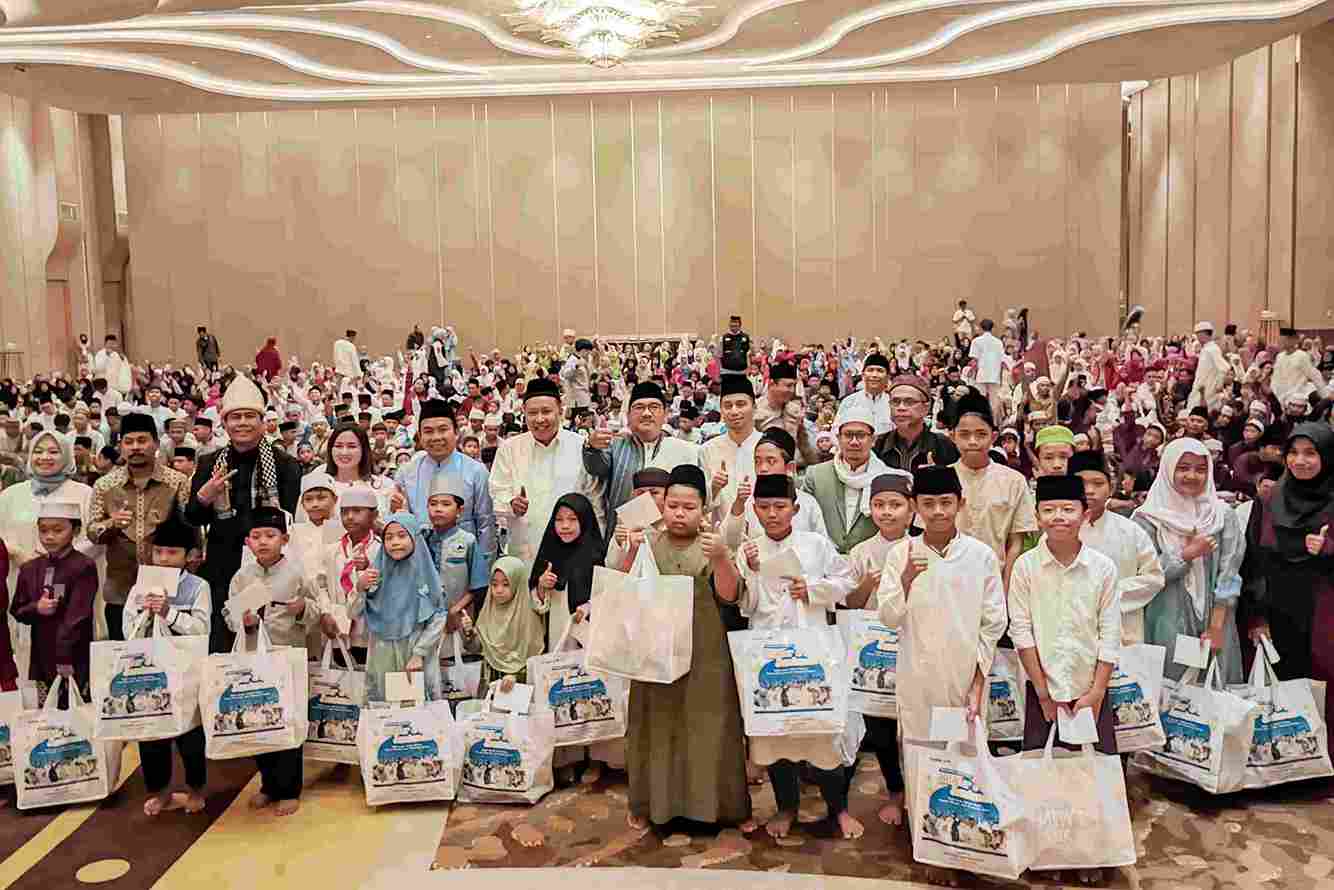 Ikawiga Bagikan Santunan 1.500 Anak Yatim, Wawali: Santunan Memperkuat Takwa