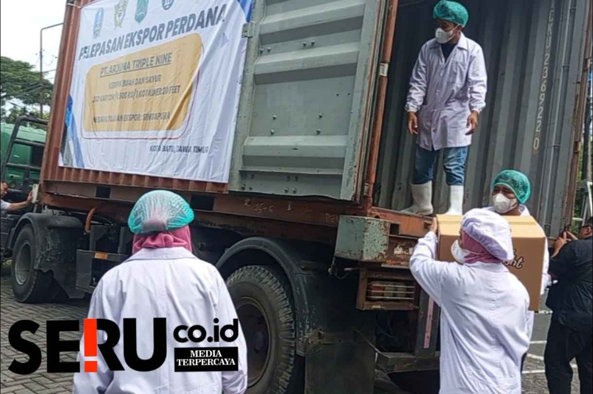 Wali Kota Nurochman Saksikan Pelepasan Ekspor Kripik Sayur dan Buah dari Batu ke Singapura