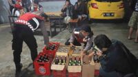 Polres Malang Sita Ratusan Botol Miras dan Data Belasan LC Yang Disediakan di Dua Cafe Pakisaji