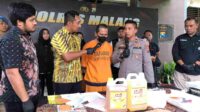 Pasutri di Karangploso Ditangkap Polisi Karena Pemalsuan Minyak SunCo