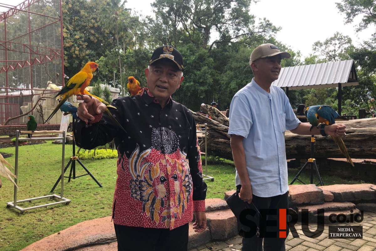 Sanusi saat melakukan kunjungan kesiapan wisata New Wendit jelang libur Lebaran. (Seru.co.id/wul) - Sanusi Sebut Wisata Wendit Alami Perubahan Seribu Persen