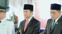 Sidang Paripurna DPRD Pamekasan dengan agenda Serah terima jabatan Bupati Pamekasan. (Seru.co.id/udi) - Sidang Paripurna DPRD Pamekasan Gelar Sertijab Bupati Khalilur Rahman untuk Periode 2025-2030