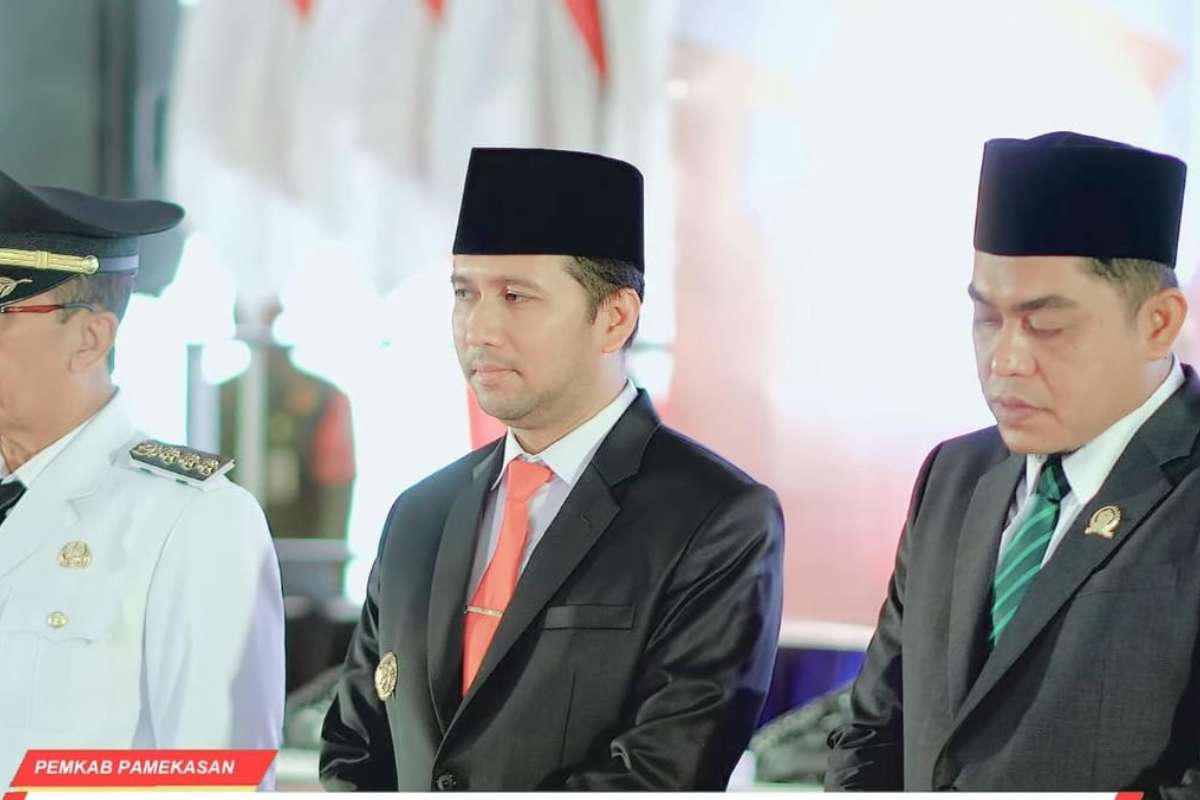 Sidang Paripurna DPRD Pamekasan dengan agenda Serah terima jabatan Bupati Pamekasan. (Seru.co.id/udi) - Sidang Paripurna DPRD Pamekasan Gelar Sertijab Bupati Khalilur Rahman untuk Periode 2025-2030