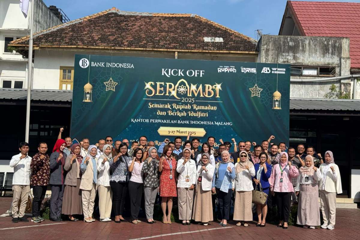 Sinergisitas BI Malang bersama perbankan, Asosiasi PJPUR dan seluruh mitra kerja BI dalam SERAMBI 2025. (ist) - BI Malang Sediakan Rp4,123 Triliun, Begini Tiga Skema Layanan Penukaran Uang Baru