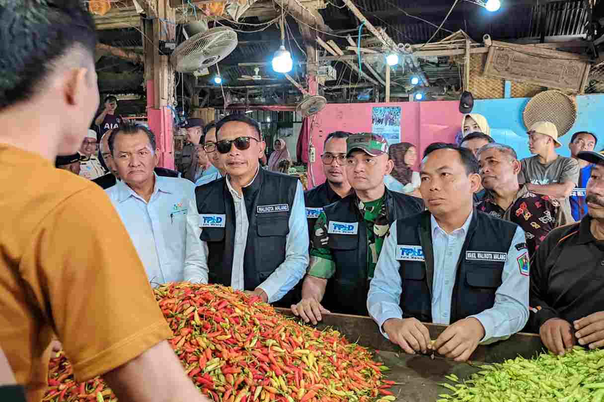 Tinjau Stok Bahan Pokok, Wali Kota Malang:  Sampai Lebaran Aman