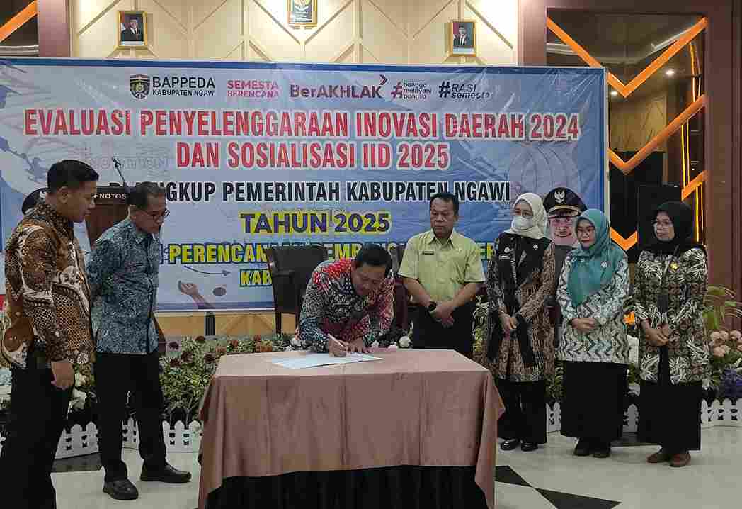 Bappeda Kabupaten Ngawi Menggelar Sosialisasi Indeks Inovasi Daerah 2025 dan Evaluasi Inovasi Daerah 2024
