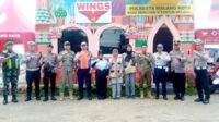 Babinsa Kedungkandang Monitoring Pengamanan Pospam Exit Tol Madyopuro