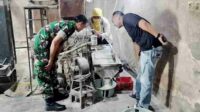 Babinsa Tunjungsekar Monitoring Penggilingan Gabah di UD Mujur