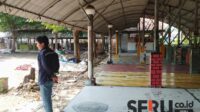 Eks Stasiun PJKA yang dikelola Pemkab Pamekasan. (Seru.co.id/udi) - Kios Eks Stasiun PJKA Pamekasan Diduga Diperjualbelikan