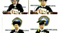 Empat profesor baru dikukuhkan oleh UB, tiga dari Fakultas Teknik (FT) dan satu dari Fakultas Perikanan dan Ilmu Kelautan (FPIK). (ist) - UB Kukuhkan Empat Profesor Baru: Ciptakan Inovasi Pengelasan hingga Pengelolaan Sungai Berkelanjutan