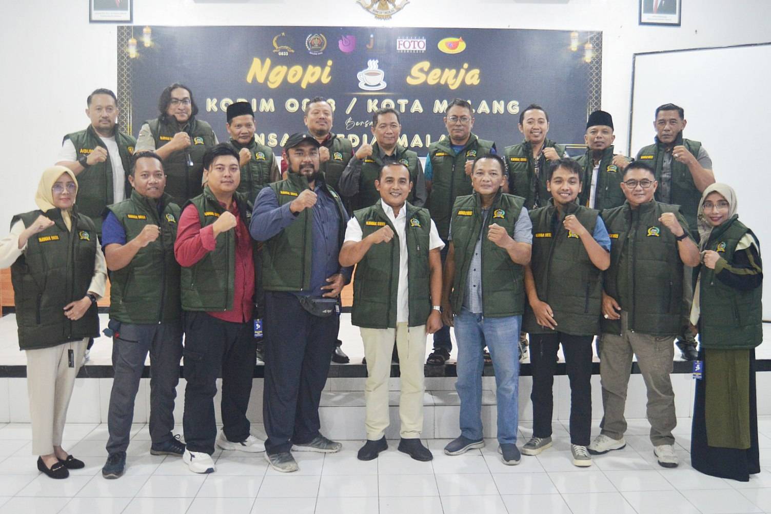 Kodim 0833 Gelar 'Ngopi Senja' Bersama Insan Media untuk Mempererat Sinergisitas