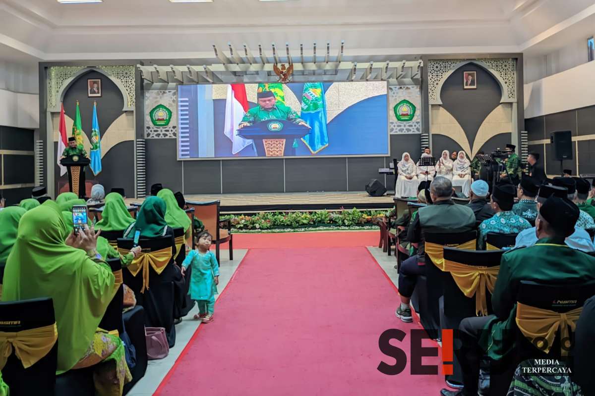 Halal Bihalal PCNU Kota Malang yang digelar di Unisma menandai berakhirnya rangkaian Harlah NU ke-102. (ws13) - Halalbihalal Akhiri Rangkaian Harlah NU ke-102, Wali Kota Malang: Silaturahmi Perkuat Kebersamaan