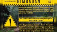 Longsor di Jalur Cangar-Pacet, Kapolres Batu Alihkan Arus Lalu Lintas