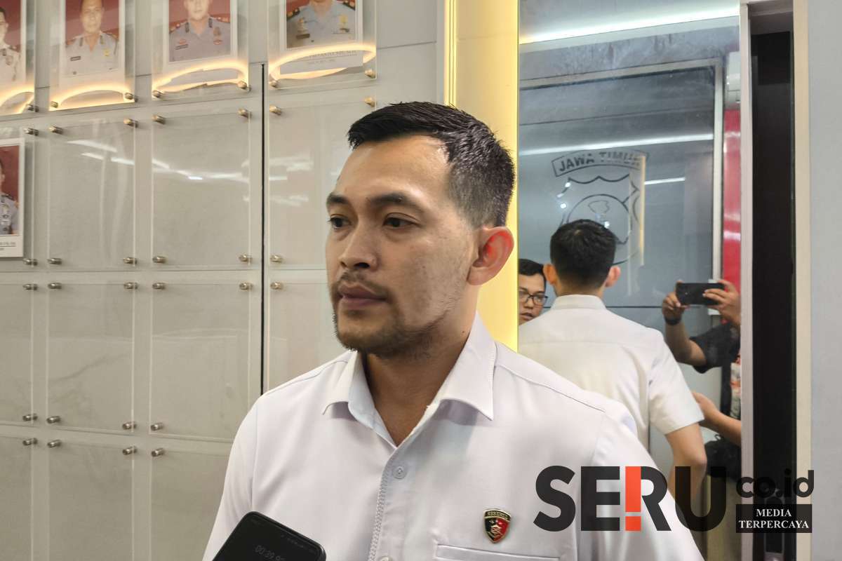 Kasat Reskrim Polres Jember, AKP Angga Riatma. (Seru.co.id/amb) - Pemeran Video Porno Durasi 32 Menit di Jember Diamankan Polisi