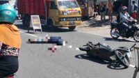 Diduga Mengantuk, Pengendara Motor Tewas Tertabrak Truk di Bululawang