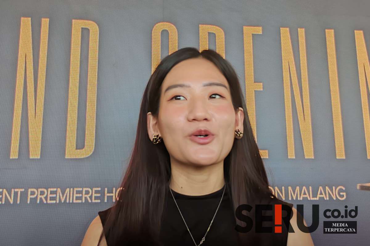 Managing Director Ascent Hospitality Group, Melissa Tania menjelaskan inovasi Lobby Facade sebagai strategi bangkitkan perekonomian di sekor perhotelan. (ws13) - Wali Kota Malang Resmikan Lobby Facade Ascent Premier Hotel, Optimisme Kebangkitan