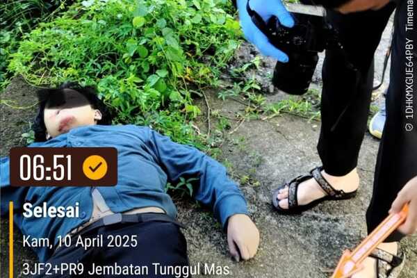 Niat Mencari Ikan, Pemancing Temukan Mayat Mahasiswa di Bawah Jembatan Tunggulmas