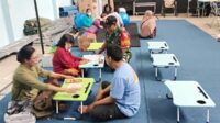 Peduli kesehatan, Babinsa Klojen dampingi posyandu lansia. (ist) - Peduli Kesehatan, Babinsa Klojen Dampingi Posyandu Lansia