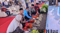Peletakan batu pertama pembangunan gedung baru dan jembatan penghubung RSI Aisyiyah Malang. (ws13) - RSI Aisyiyah Malang Bangun Gedung Baru dan Jembatan Penghubung Revolusi Pelayanan Kesehatan