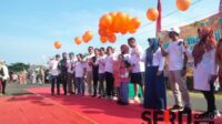Pembukaan Wiken Pagi yang digelar oleh BUMDes Karya Bersama dipadati ribuan warga Kecamatan Panarukan, Kabupaten Situbondo, Minggu (20/4/2025). (Seru.co.id/aza) - Ribuan Warga Padati Pembukaan Wiken Pagi Panarukan, Kuliner Khas lokal Jadi Andalan