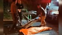 Proses evakuasi korban kecelakaan lalu lintas di Jalibar Kepanjen. (ist) - Berkendara Melawan Arah Seorang Wanita Tewas Tertabrak Truk di Jalibar Kepanjen