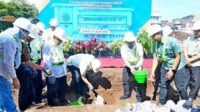 Rektor UM meletakan batu pertama pembangunan Poliklinik atau klinik utama. (ist) - UM Bangun Poliklinik, Target Februari 2026 Layani Sivitas dan Masyarakat Umum