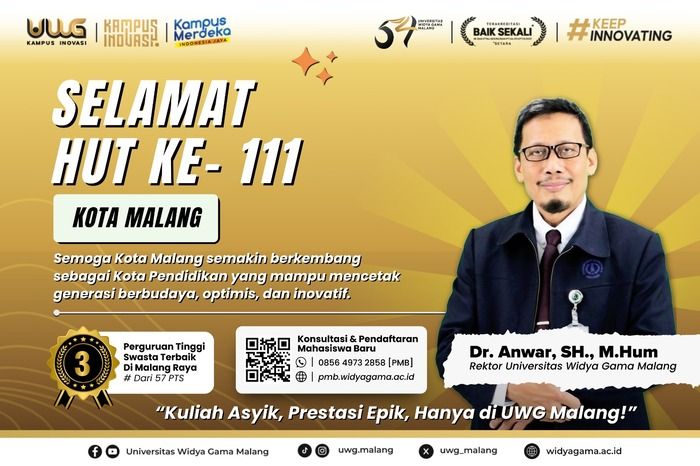 Universitas Widya Gama Malang Raih Peringkat Tertinggi di Edurank 2025