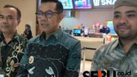 Wali Kota Batu, Nurochman SH MH dan Wawali Batu Heli Suyanto SH MH saat kegiatan pemutaran film pendidikan karakter. (dik) - Pemkot Batu Siapkan "Safe House" Tangani Masalah Anak