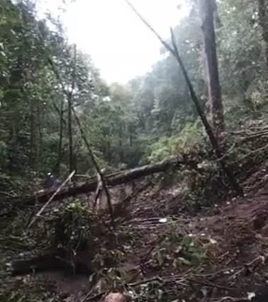 Longsor di Jalur Cangar-Pacet, Kapolres Batu Alihkan Arus Lalu Lintas