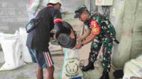 Babinsa Tasikmadu Kawal Pascapanen Agar Kualitas Gabah Kering Terjaga