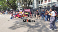 Massa Demo Hari Buruh di Kota Malang Tuntut Pencabutan UU Cipta Kerja